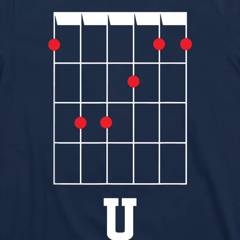 F U Funny Guitar Chord For Guitarists T-Shirt