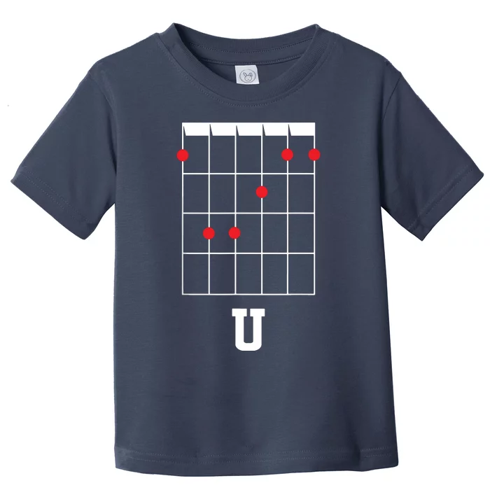 F U Funny Guitar Chord For Guitarists Toddler T-Shirt