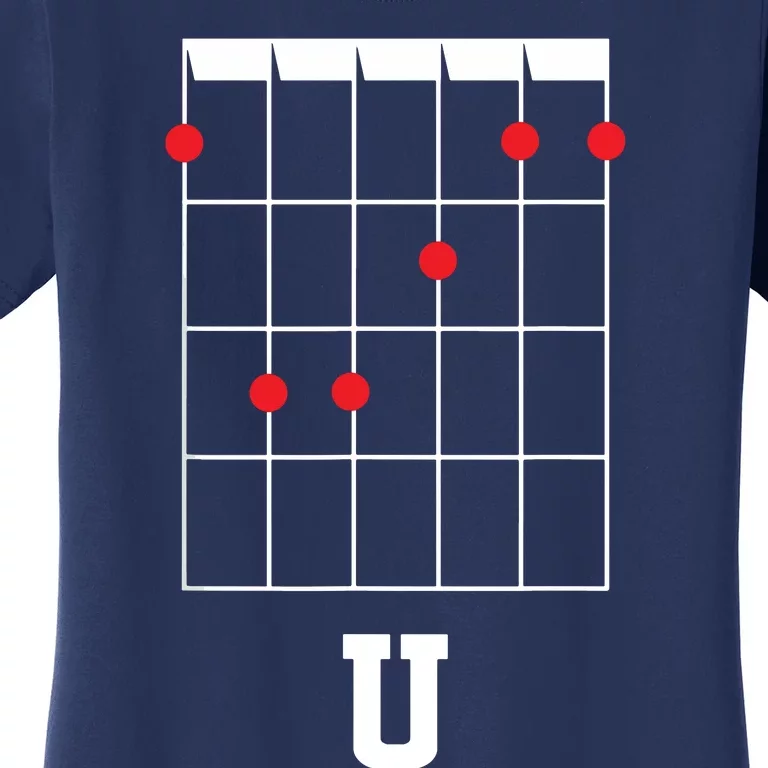 F U Funny Guitar Chord For Guitarists Women's T-Shirt