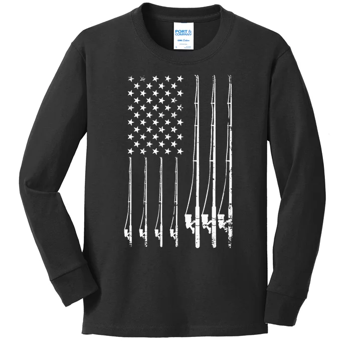 Fishing USA Kids Long Sleeve Shirt