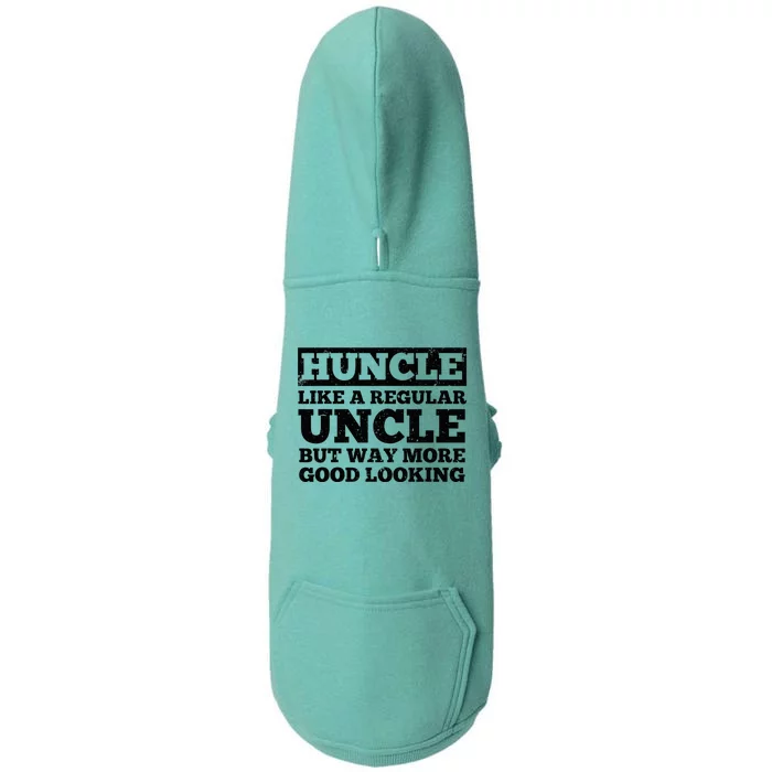 Funny Uncle For Best Uncle Huncle Lovers Uncle Doggie 3-End Fleece Hoodie