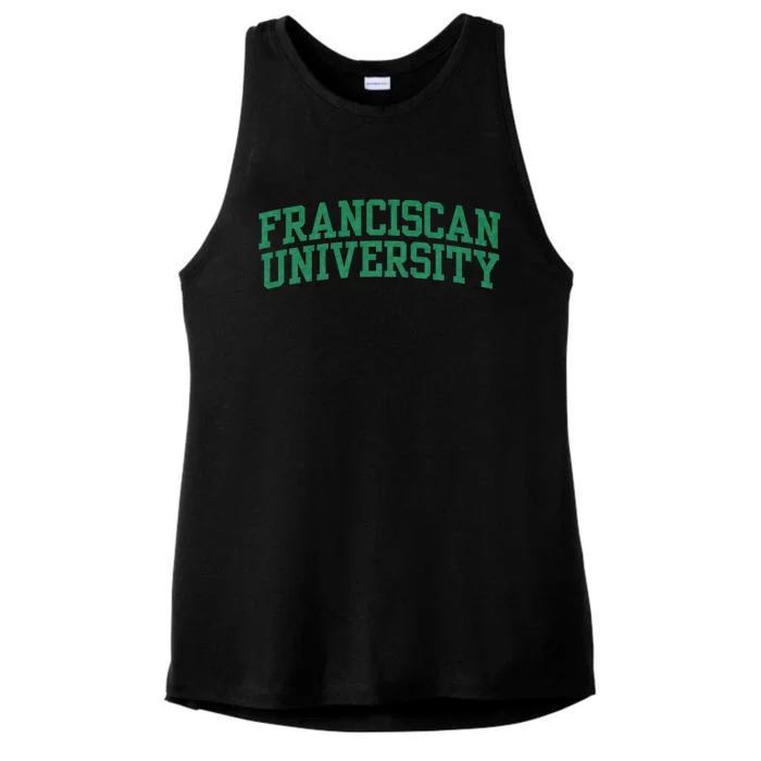 Franciscan University Ladies Tri-Blend Wicking Tank