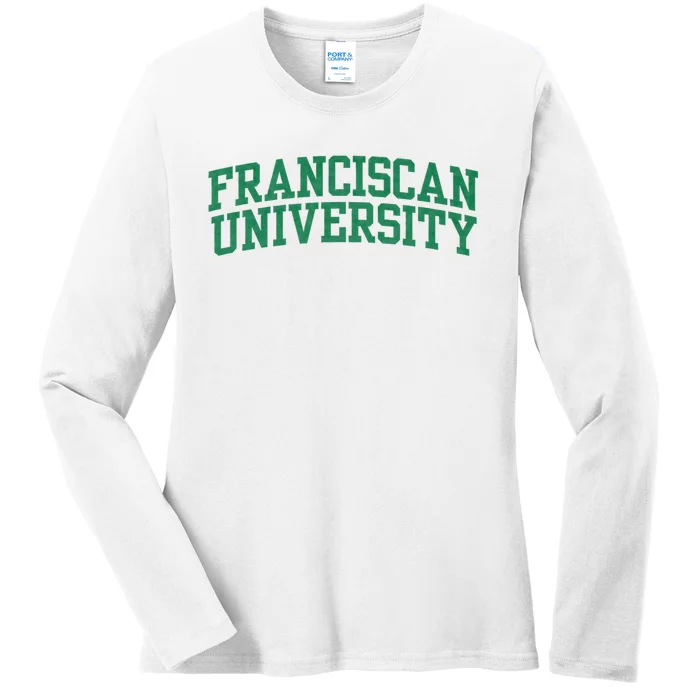 Franciscan University Ladies Long Sleeve Shirt