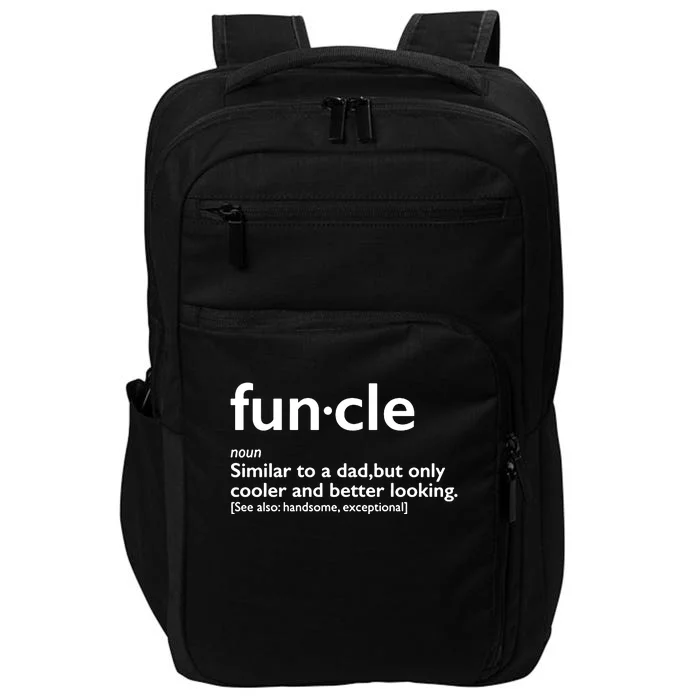 Funcle Uncle Funny Impact Tech Backpack