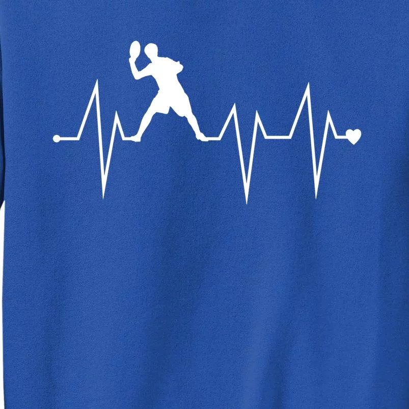 Funny Ultimate Frisbee Player Heartbeat Heart Pulse Rate Ekg Funny Gift Tall Sweatshirt