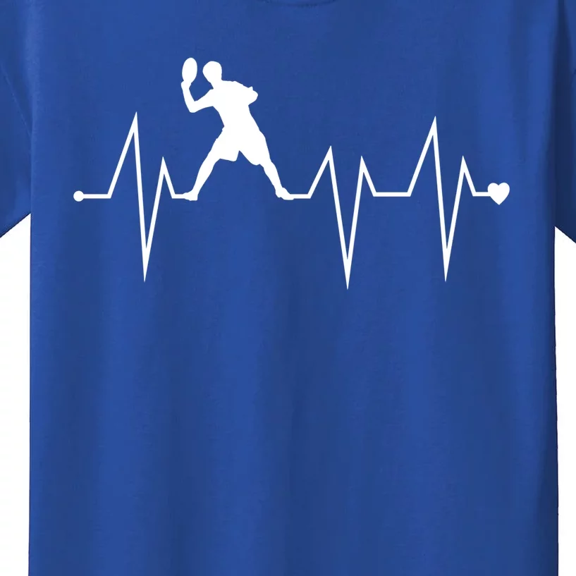 Funny Ultimate Frisbee Player Heartbeat Heart Pulse Rate Ekg Funny Gift Kids T-Shirt