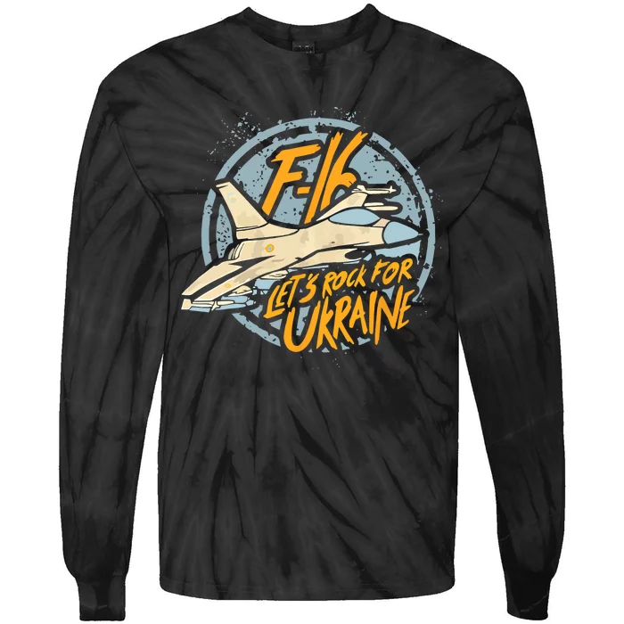 F16 Ukraine Tie-Dye Long Sleeve Shirt