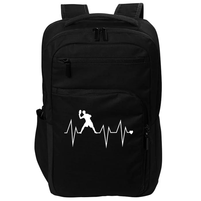 Funny Ultimate Frisbee Player Heartbeat Heart Pulse Rate Ekg Gift Impact Tech Backpack