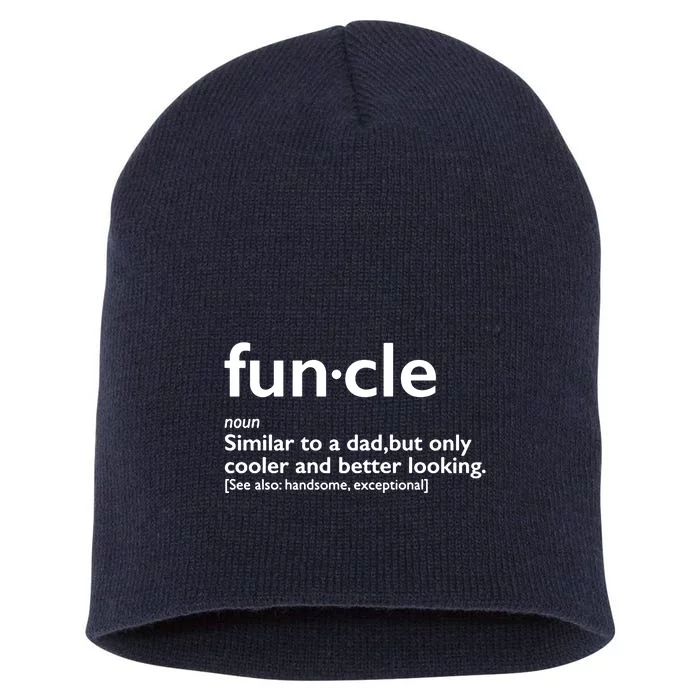 Funcle Uncle Funny Short Acrylic Beanie