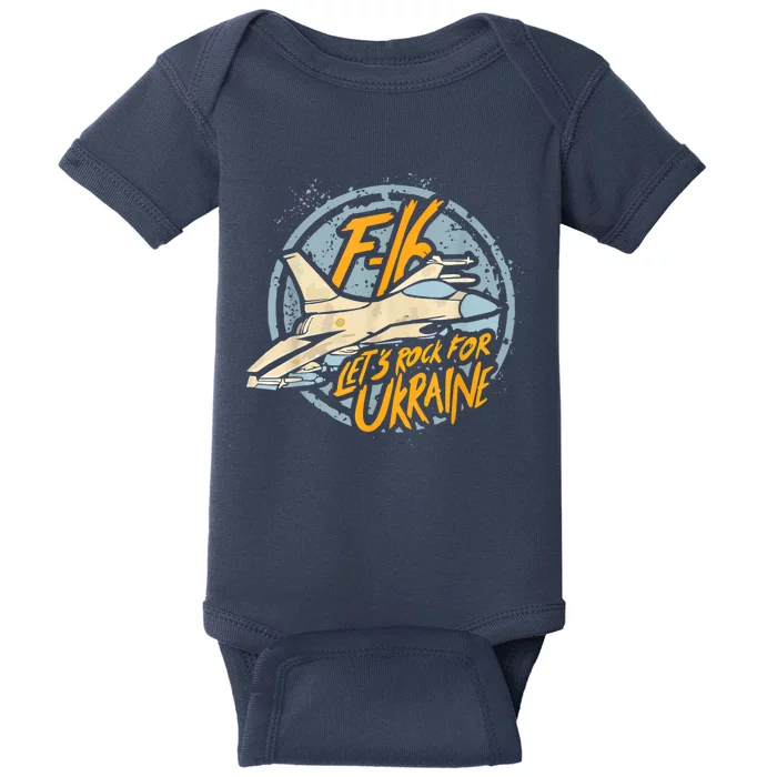 F16 Ukraine Baby Bodysuit