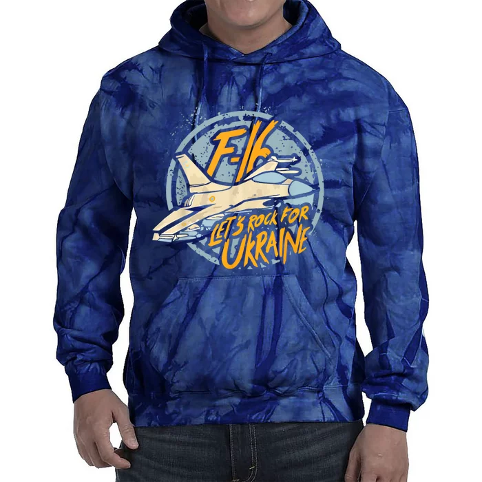 F16 Ukraine Tie Dye Hoodie