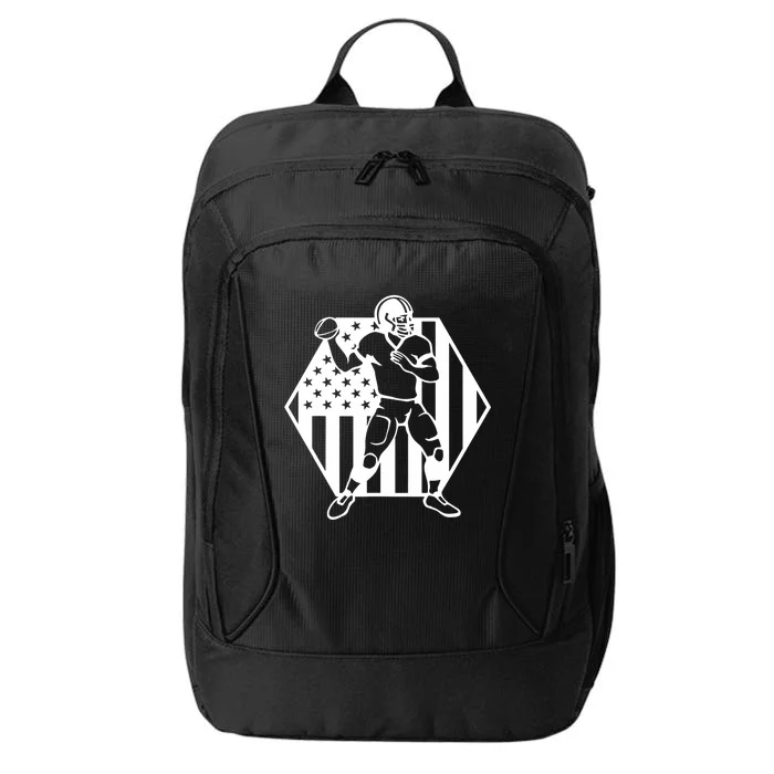 Football USA Flag City Backpack