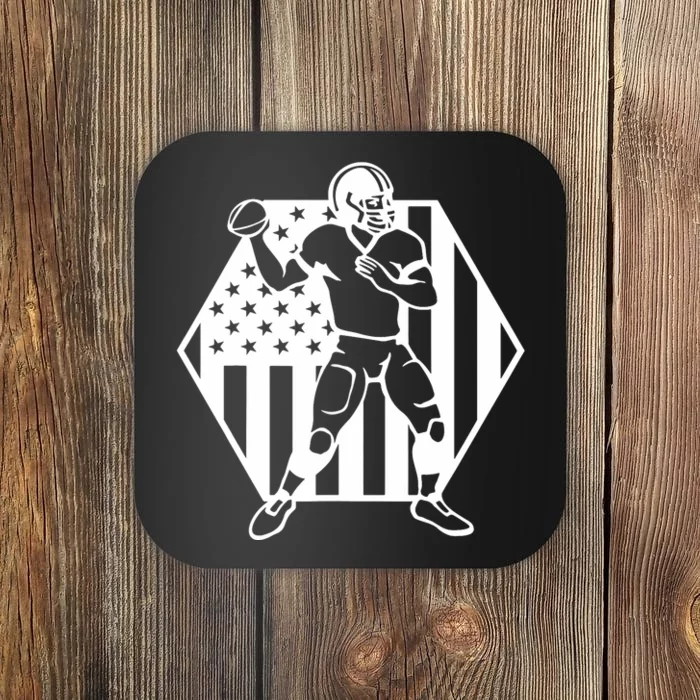 Football USA Flag Coaster