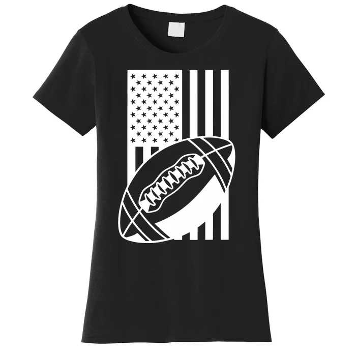 Football USA Flag Women's T-Shirt