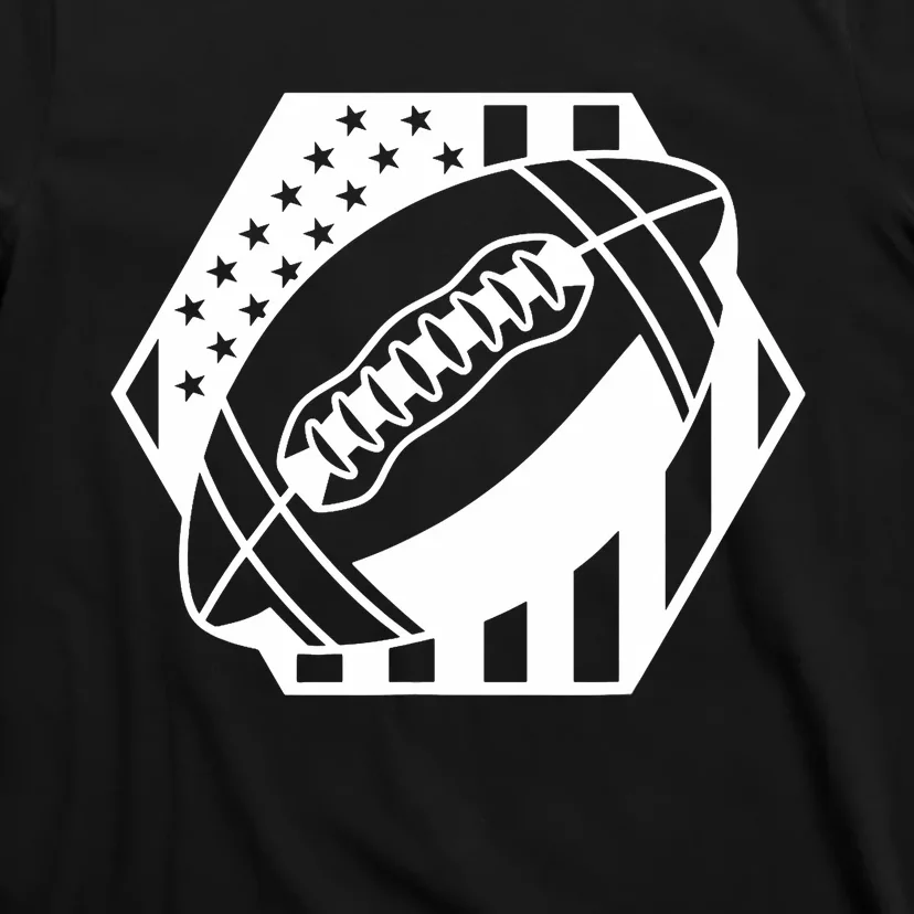 Football USA Flag T-Shirt