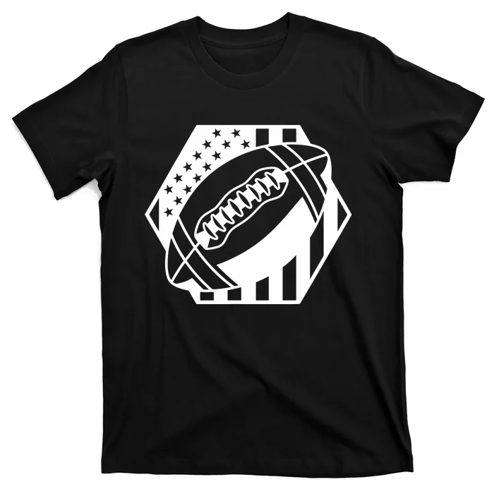 Football USA Flag T-Shirt