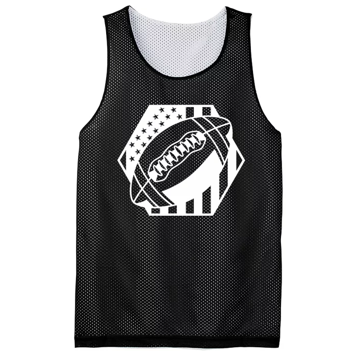 Football USA Flag Mesh Reversible Basketball Jersey Tank