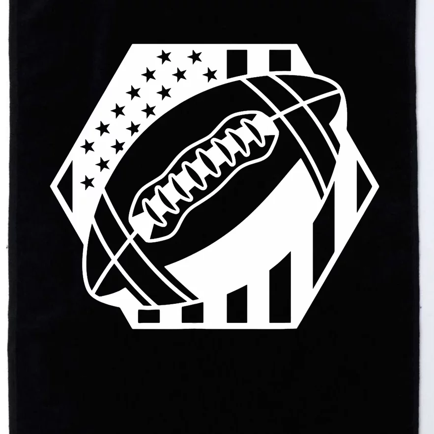 Football USA Flag Platinum Collection Golf Towel