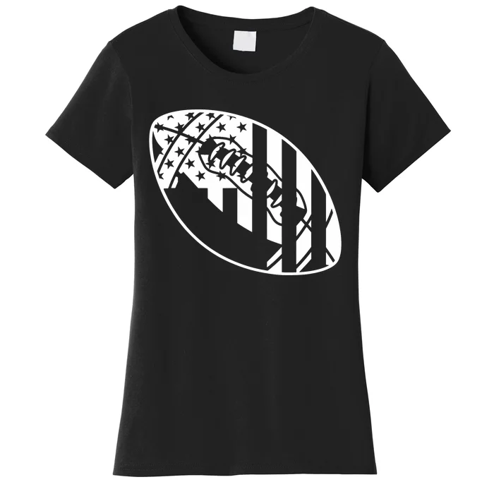 Football USA Flag Women's T-Shirt