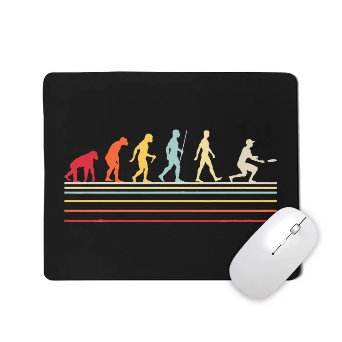 Funny Ultimate Frisbee Player Evolution Mousepad