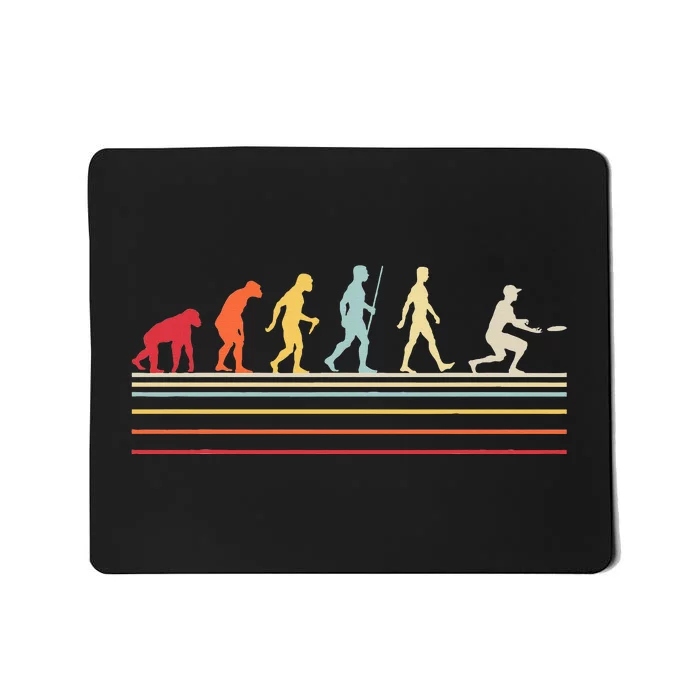 Funny Ultimate Frisbee Player Evolution Mousepad