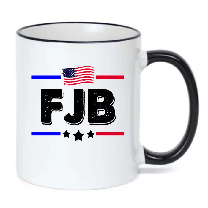 FJB US Flag F Joe Biden Black Color Changing Mug