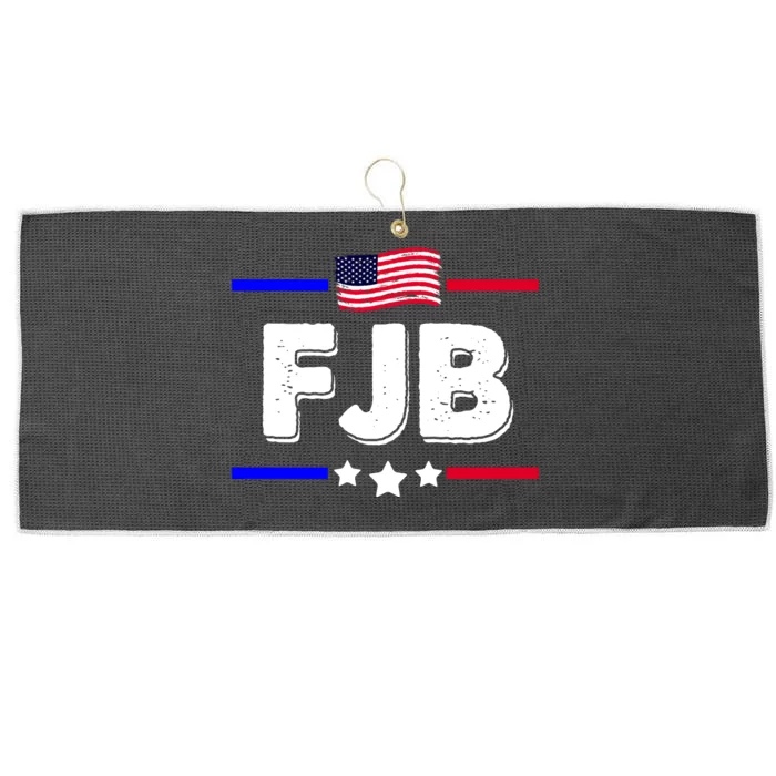 FJB US Flag F Joe Biden Large Microfiber Waffle Golf Towel