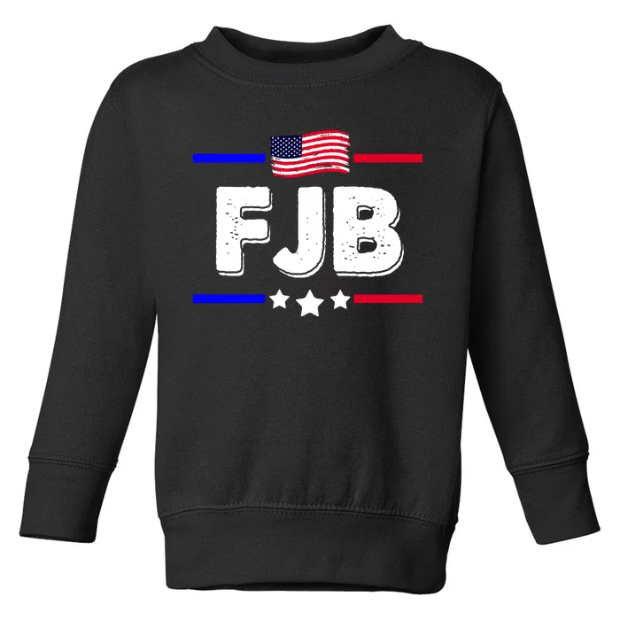 FJB US Flag F Joe Biden Toddler Sweatshirt