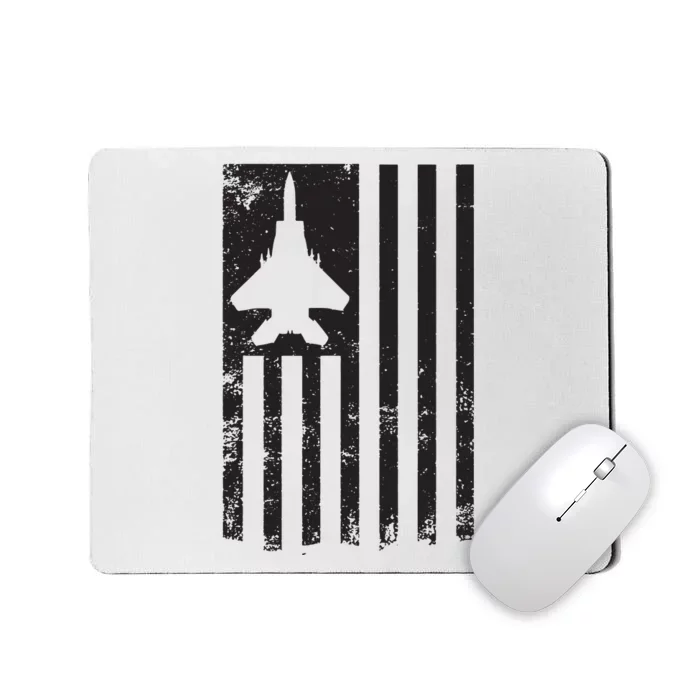 F15 USA FLAG Eagle Fighter Jet For Usaf Pilot Or Crew Mousepad