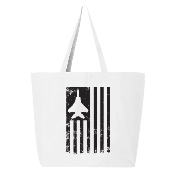 F15 USA FLAG Eagle Fighter Jet For Usaf Pilot Or Crew 25L Jumbo Tote