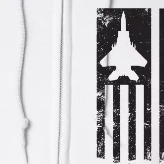 F15 USA FLAG Eagle Fighter Jet For Usaf Pilot Or Crew Full Zip Hoodie