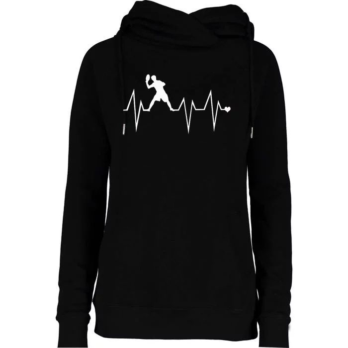 Funny Ultimate Frisbee Player Heartbeat Heart Pulse Rate Ekg Gift Womens Funnel Neck Pullover Hood