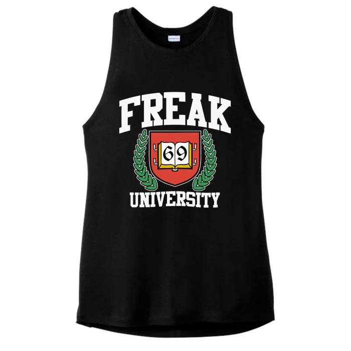 Freak University Ladies Tri-Blend Wicking Tank