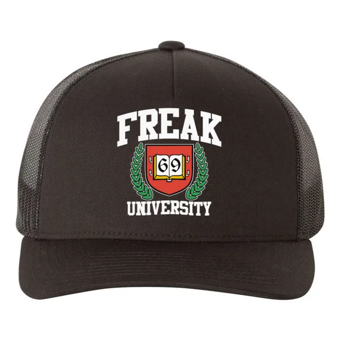 Freak University Yupoong Adult 5-Panel Trucker Hat