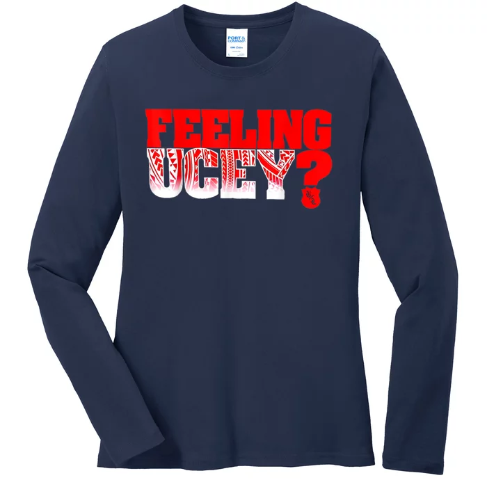 Feeling Ucey Ladies Long Sleeve Shirt