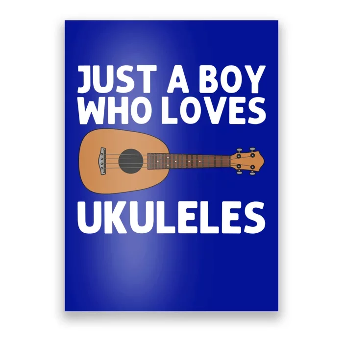 Funny Ukulele Gift Hawaiian Instrut Player Gift Poster