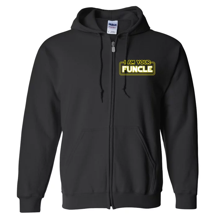 Funny Uncle Gift Cool Uncle Full Zip Hoodie