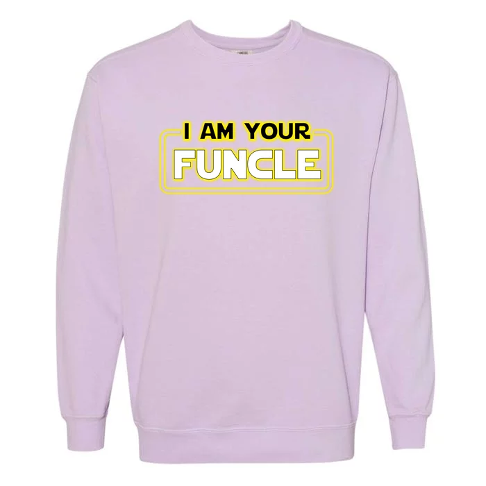 Funny Uncle Gift Cool Uncle Garment-Dyed Sweatshirt