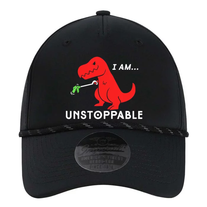 Funny Unstoppable Gift Funny TRex Dinosaur Gift Performance The Dyno Cap