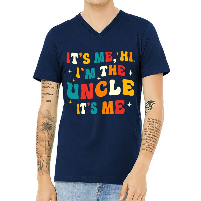 Funny Uncle Gifts Cool Uncle V-Neck T-Shirt