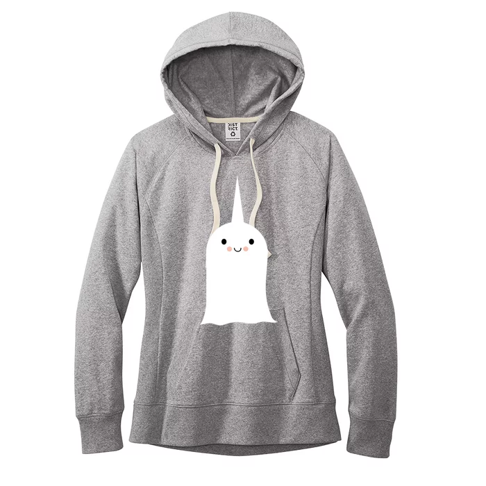 Friendly Unicorn Ghost Boonicorn Gift Women's Fleece Hoodie