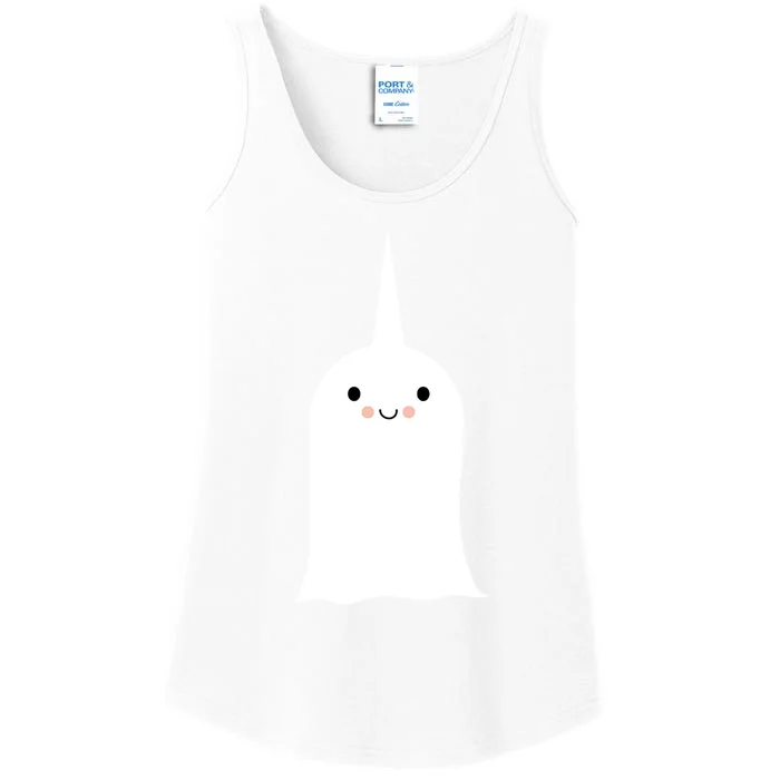 Friendly Unicorn Ghost Boonicorn Gift Ladies Essential Tank