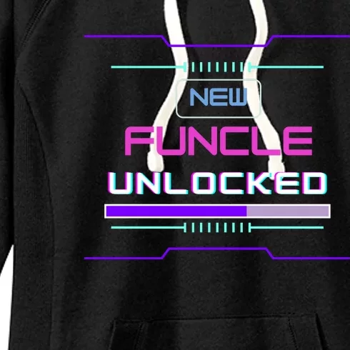 Funny Uncle Gamer Cyberpunk Funcle Women's Fleece Hoodie