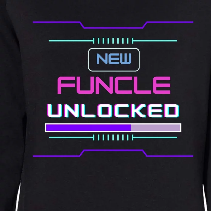 Funny Uncle Gamer Cyberpunk Funcle Womens California Wash Sweatshirt