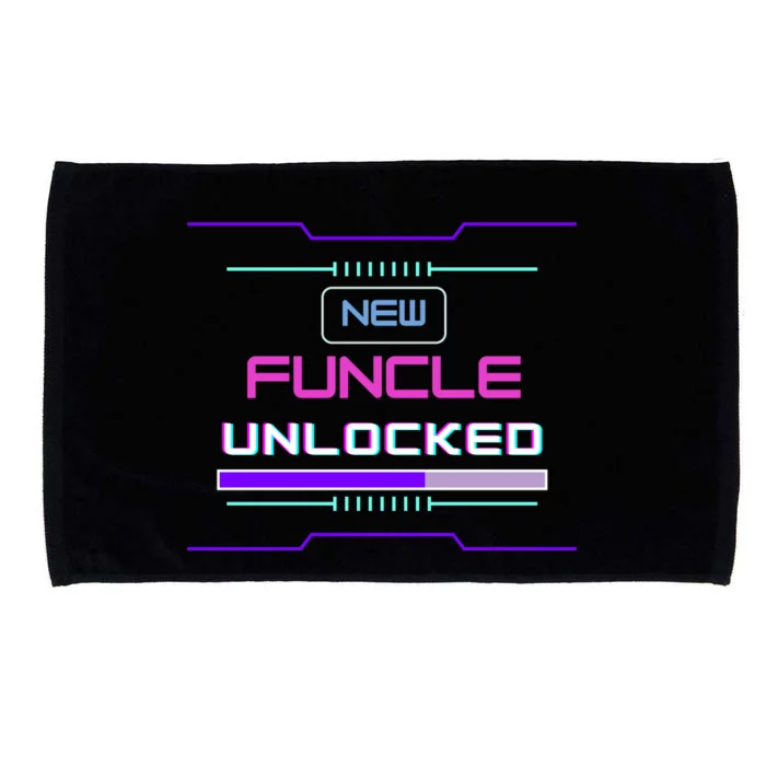 Funny Uncle Gamer Cyberpunk Funcle Microfiber Hand Towel