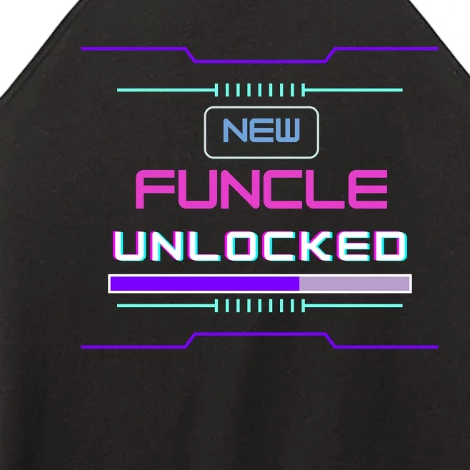 Funny Uncle Gamer Cyberpunk Funcle Women’s Perfect Tri Rocker Tank