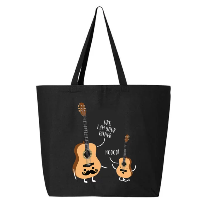 Funny Uke I Am Your Father Ukulele Guitar 25L Jumbo Tote