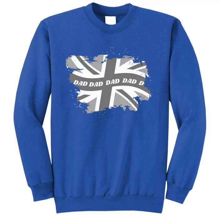 Fashionable Union Jack Matching Clothes Cool Dad Gift Tall Sweatshirt