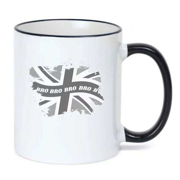 Fashionable Union Jack And Family Matching Clothes Cool Bro Cute Gift Black Color Changing Mug