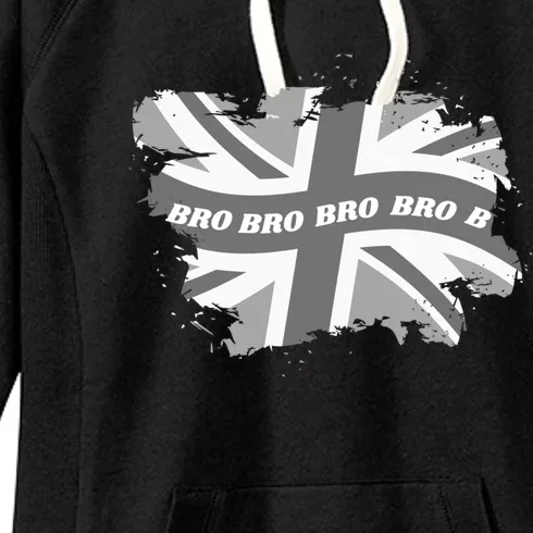 Fashionable Union Jack And Family Matching Clothes Cool Bro Cute Gift Women's Fleece Hoodie